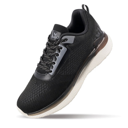 Men's Lace-up Sports Shoes - WS9127 Black Grey