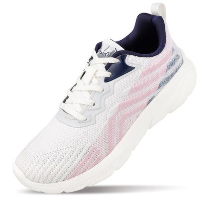 Women's Life Style Shoes - WS97093 White Navy Blue