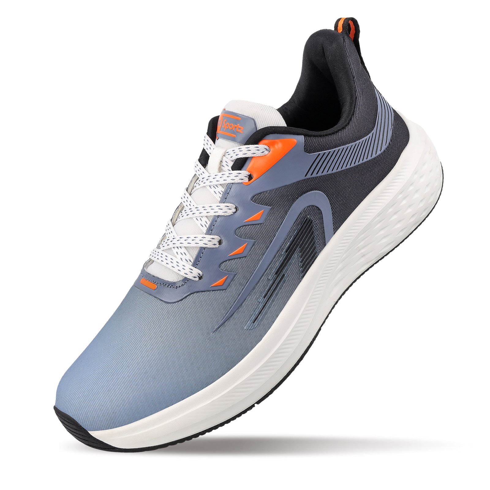 TYGA Men's Lace-up Sports Shoe - Black Aqua