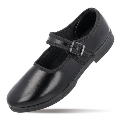 Girls School Shoe - WV591 Black
