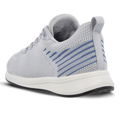 Men's Daily Wear Non Marking Sports Shoes  - WS6091 Light Grey