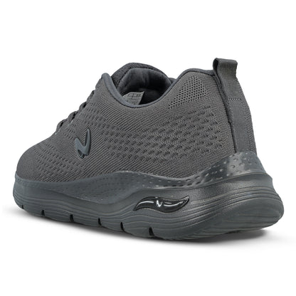 Men's Lace-up Walking Shoe - WS9555 Dark Grey