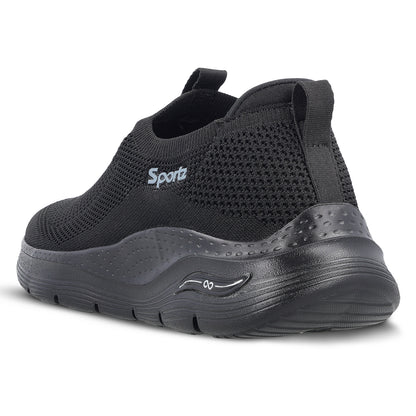 Men's Slip-on Walking Shoe - WS9571 Black Black