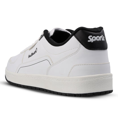 Men's Casual Sneakers - WY3461 White Black
