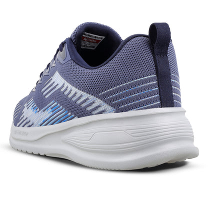 WALKAROO MEN WALKING SHOES - WS9584 NAVY BLUE