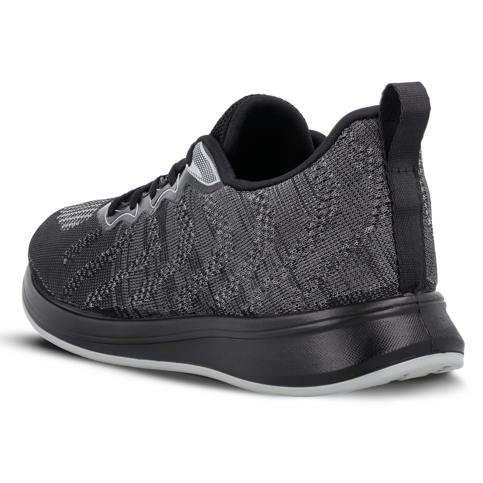 Men's Daily Wear Non Marking Sports Shoes  - WS6092 Black