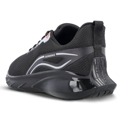 ZYLOK Men's Lace-up Sports Shoe - Black Gold