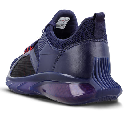 Men's Lace-up Sports Shoe - WS9138 Navy Blue