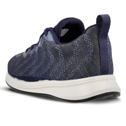 Men's Daily Wear Non Marking Sports Shoes  - WS6092 Navy Blue