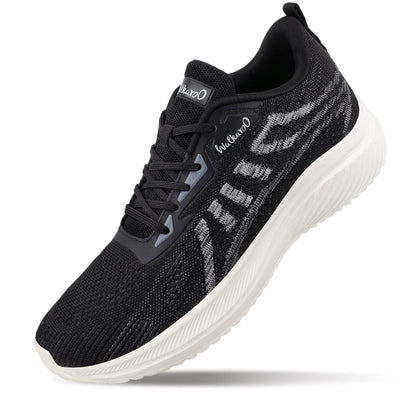 Men's Lace-up Walking Shoes - WS9105 Black