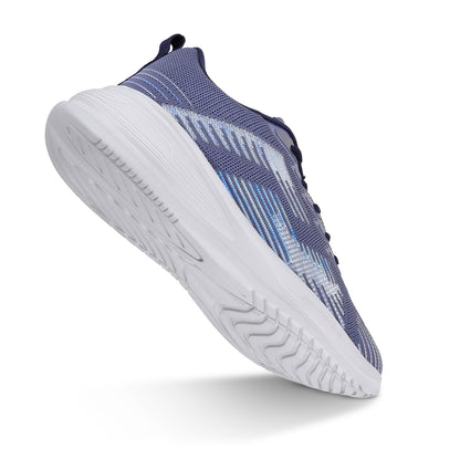 WALKAROO MEN WALKING SHOES - WS9584 NAVY BLUE