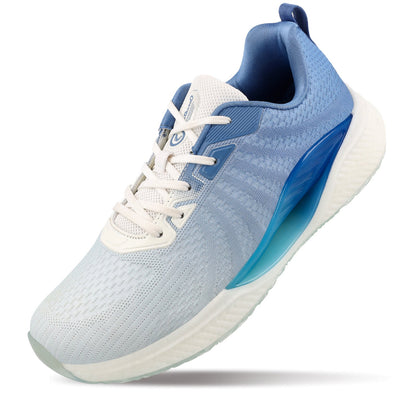 Men's Lace-up Sports Shoes - WS9119 White Blue
