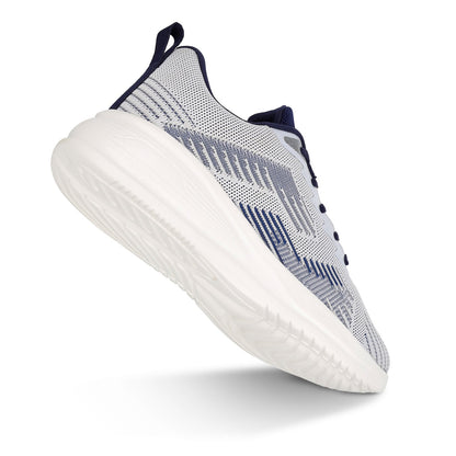 WALKAROO MEN WALKING SHOES - WS9584 WHITE