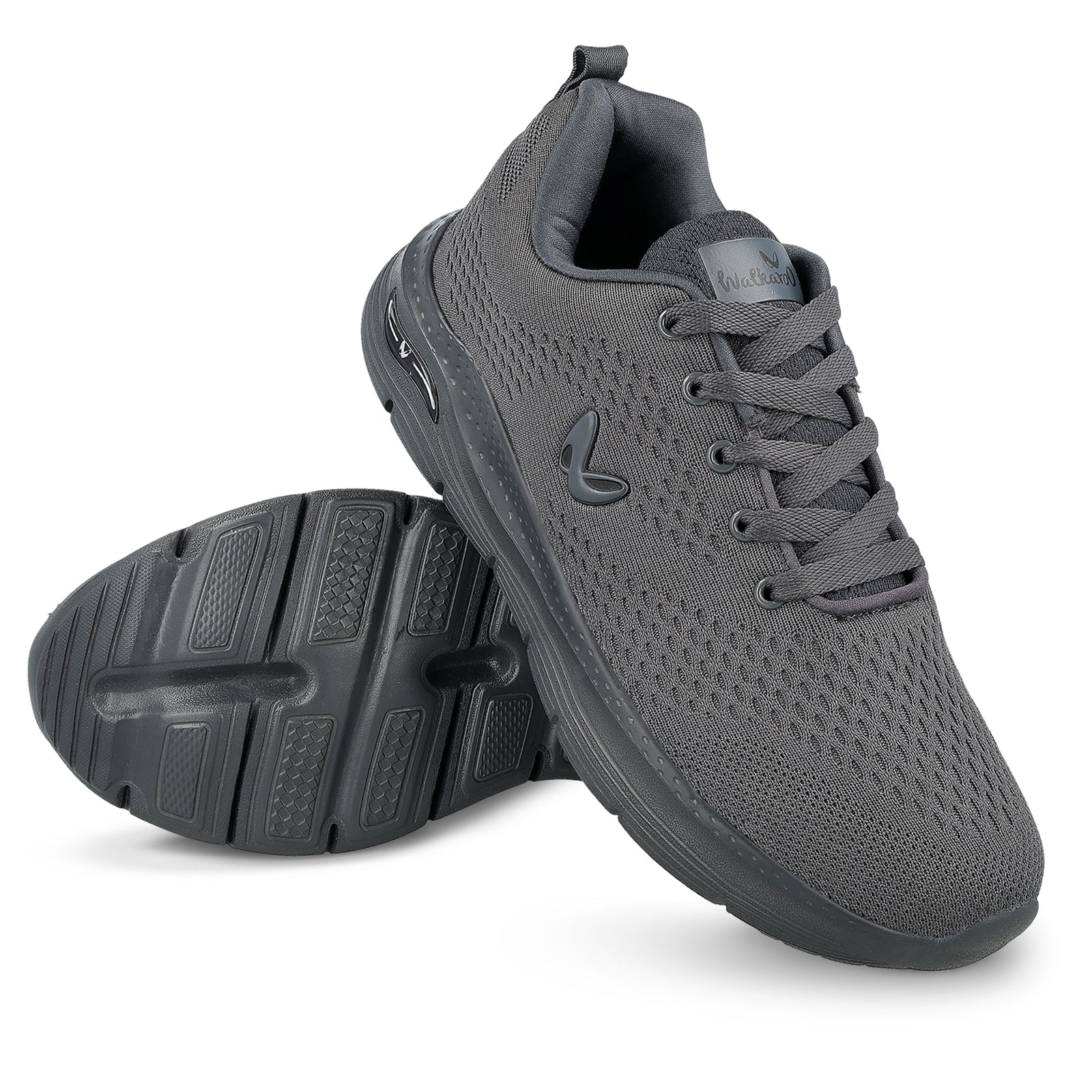 Men's Lace-up Walking Shoe - WS9555 Dark Grey