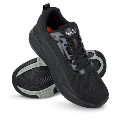 Men's Lace-up Sports Shoe - WS9106 Black