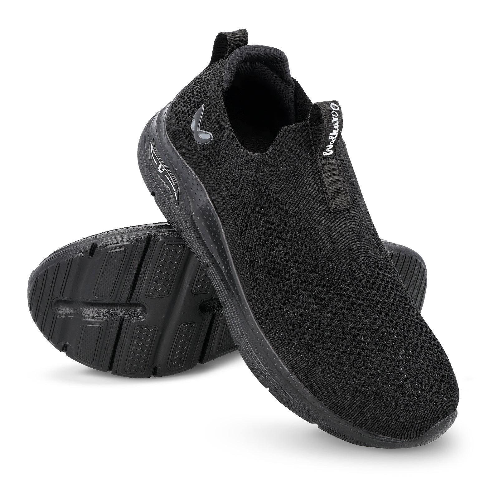 Men's Slip-on Walking Shoe - WS9571 Black Black
