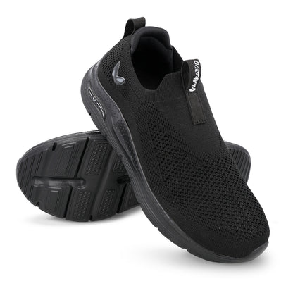 Men's Slip-on Walking Shoe - WS9571 Black Black
