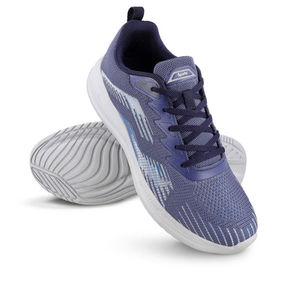 WALKAROO MEN WALKING SHOES - WS9584 NAVY BLUE