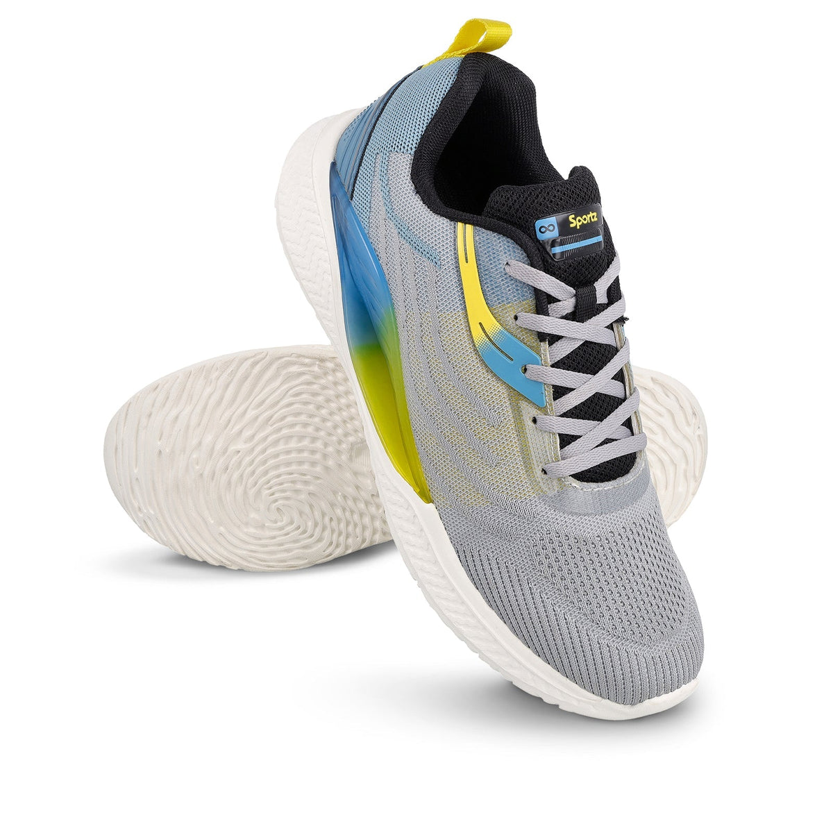 Men's Lace-up Sports Shoes - WS9132 Light Grey