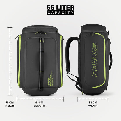 Camper 2-in-1 Duffel + Backpack - Black