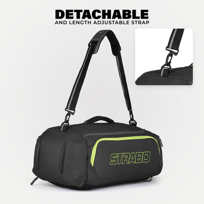Camper 2-in-1 Duffel + Backpack - Black