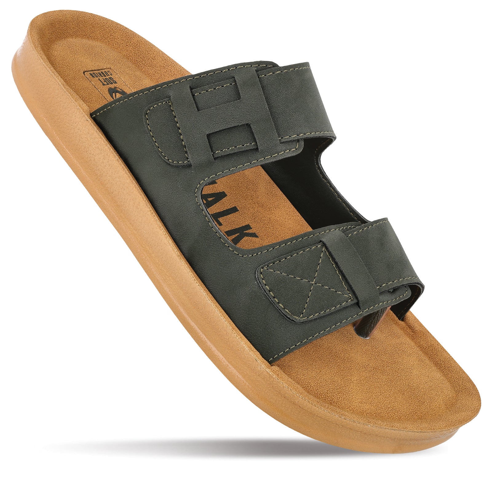 Men's Daily Wear Sandals - WGR53211 Olive