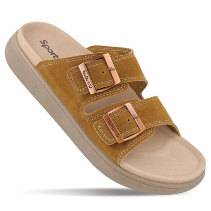 Men's Daily Wear Comfort Sandals - SGE28007 Beige