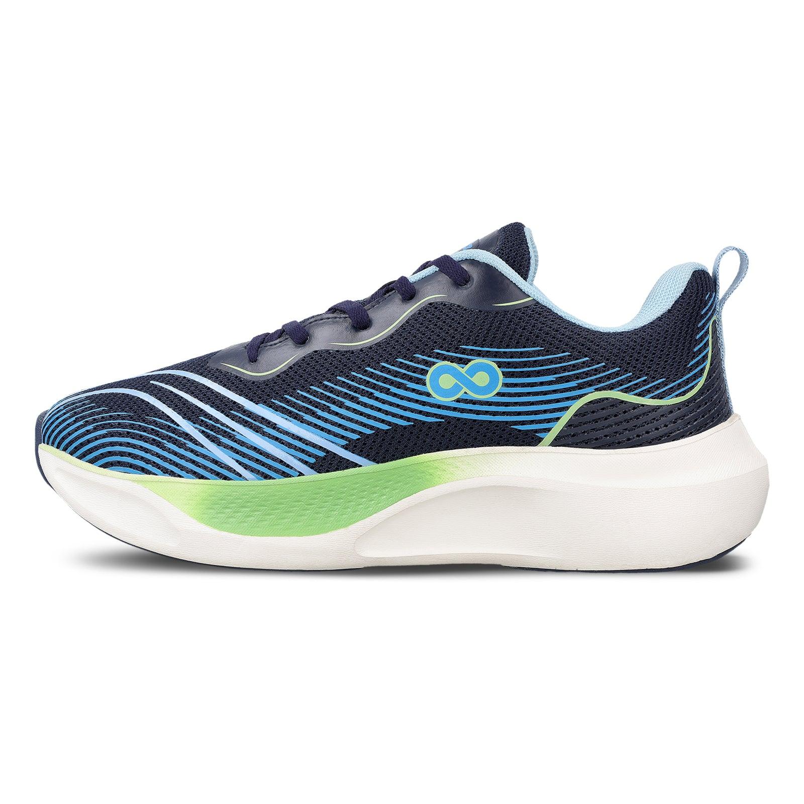 Buy Men's Lace Up Walking Shoes WS9142 Blue Online at Best Price in India â Walkaroo Footwear