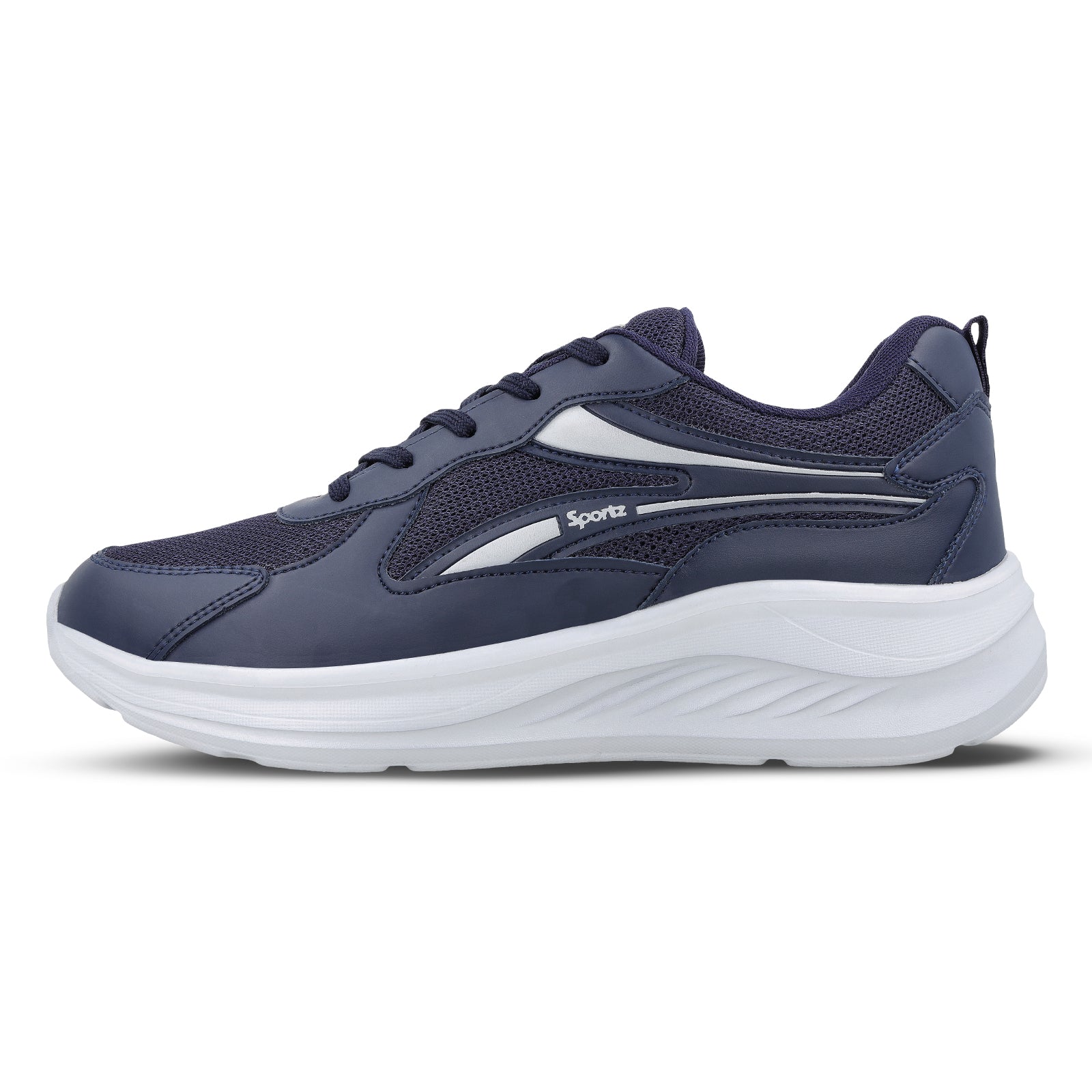 Men's Lace-up Sports Shoe - WS9628 Navy Blue