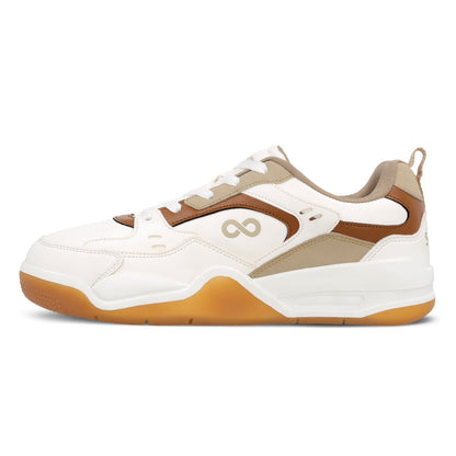 Men's Colourblocked Sneakers - WY3477 White Beige