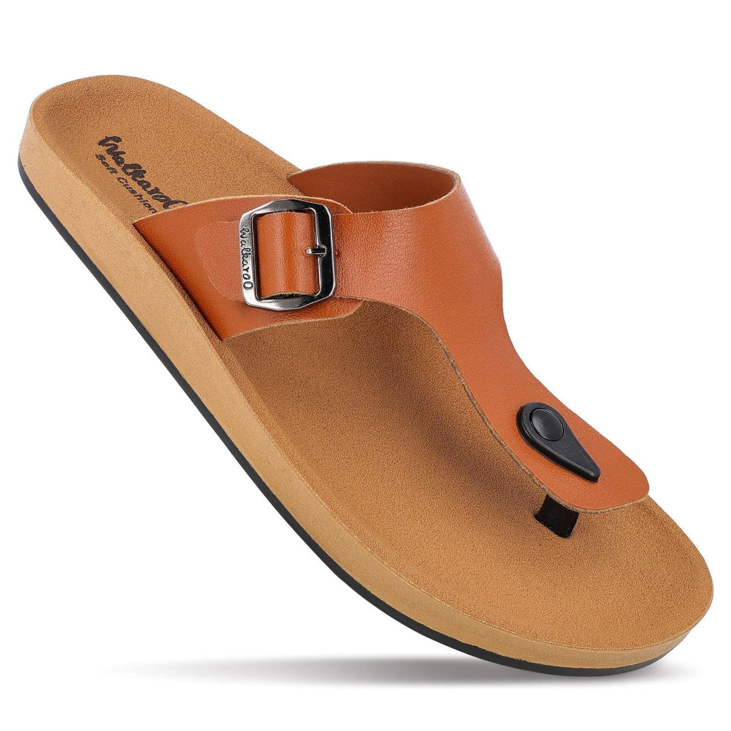 Men's Daily Wear Sandals - WE1332 Tan – Walkaroo Footwear