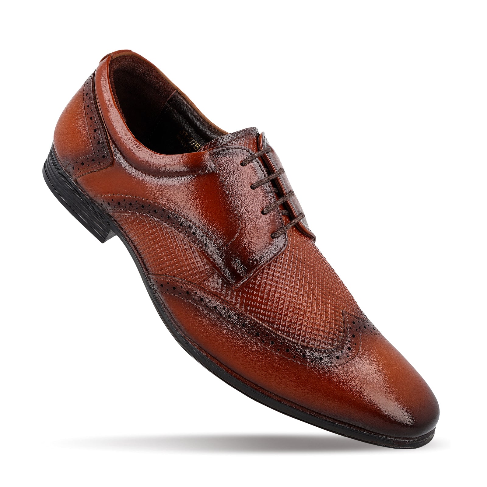 JOHN TAYLOR Men's Brogue Leather Formal Shoes - JT97525 Brown