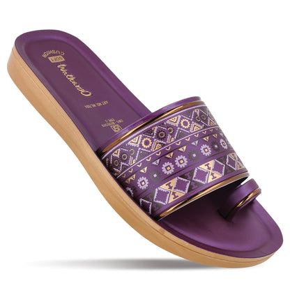 Women's Slide Sandals - WL7684 Plum