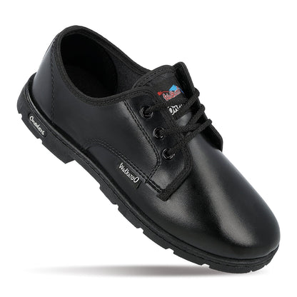 Walkaroo Kids School Shoes - WV521 Black - Walkaroo Footwear
