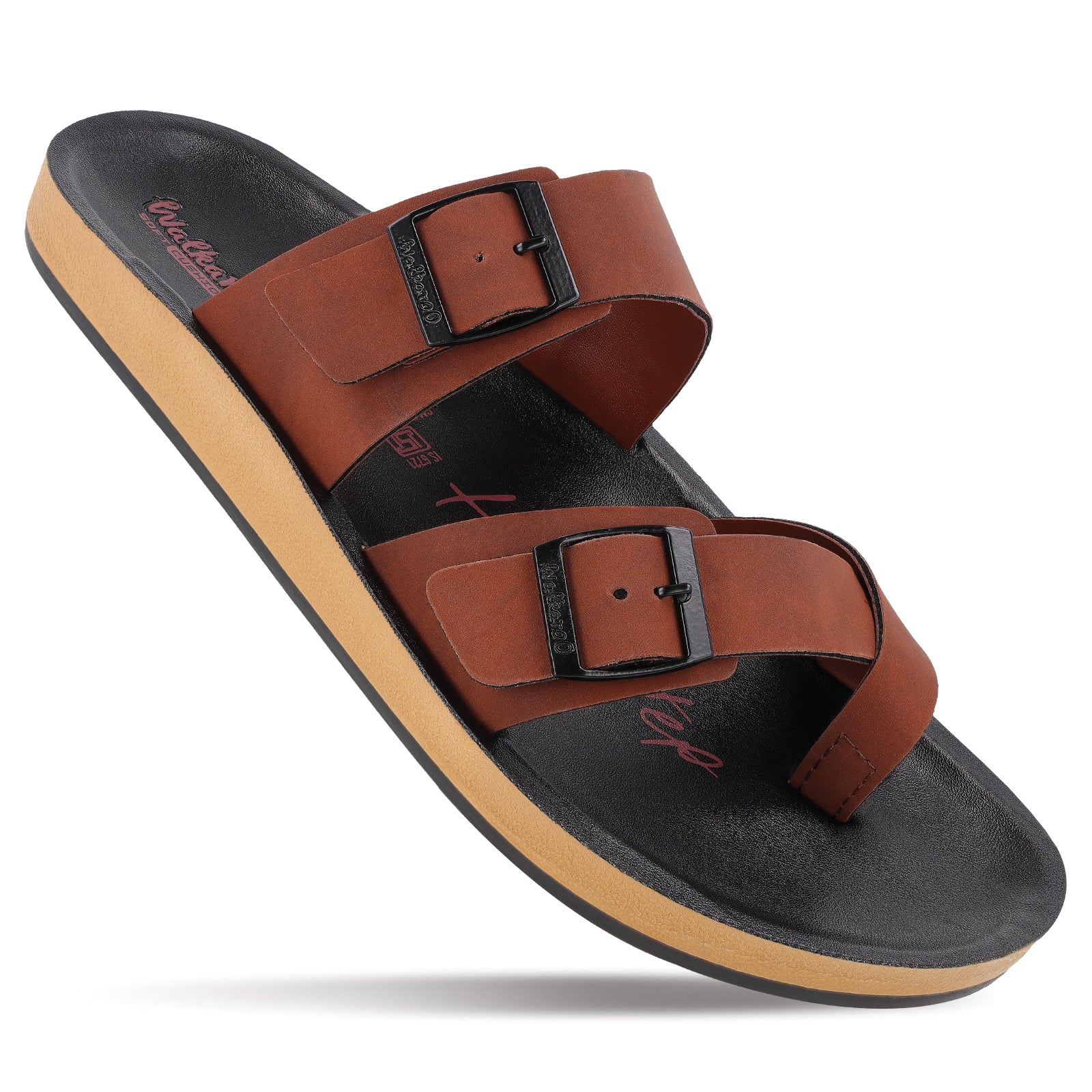 Men's Daily Wear Comfort Sandals - WGP53208 Barn Red
