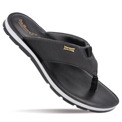 Men's Daily Wear V-Strap Sandals - WE1025 Black