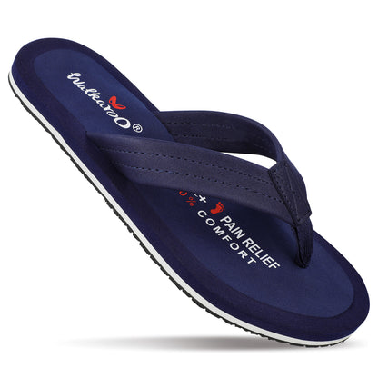 Men's Care Plus Flip-Flop  - WH3810 Navy Blue
