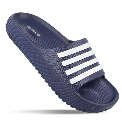 Walkaroo Men's Sliders  - WC8762 Dark Blue