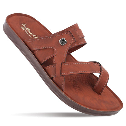 Men's Daily Wear Sandals - WGR53012 Barn Red