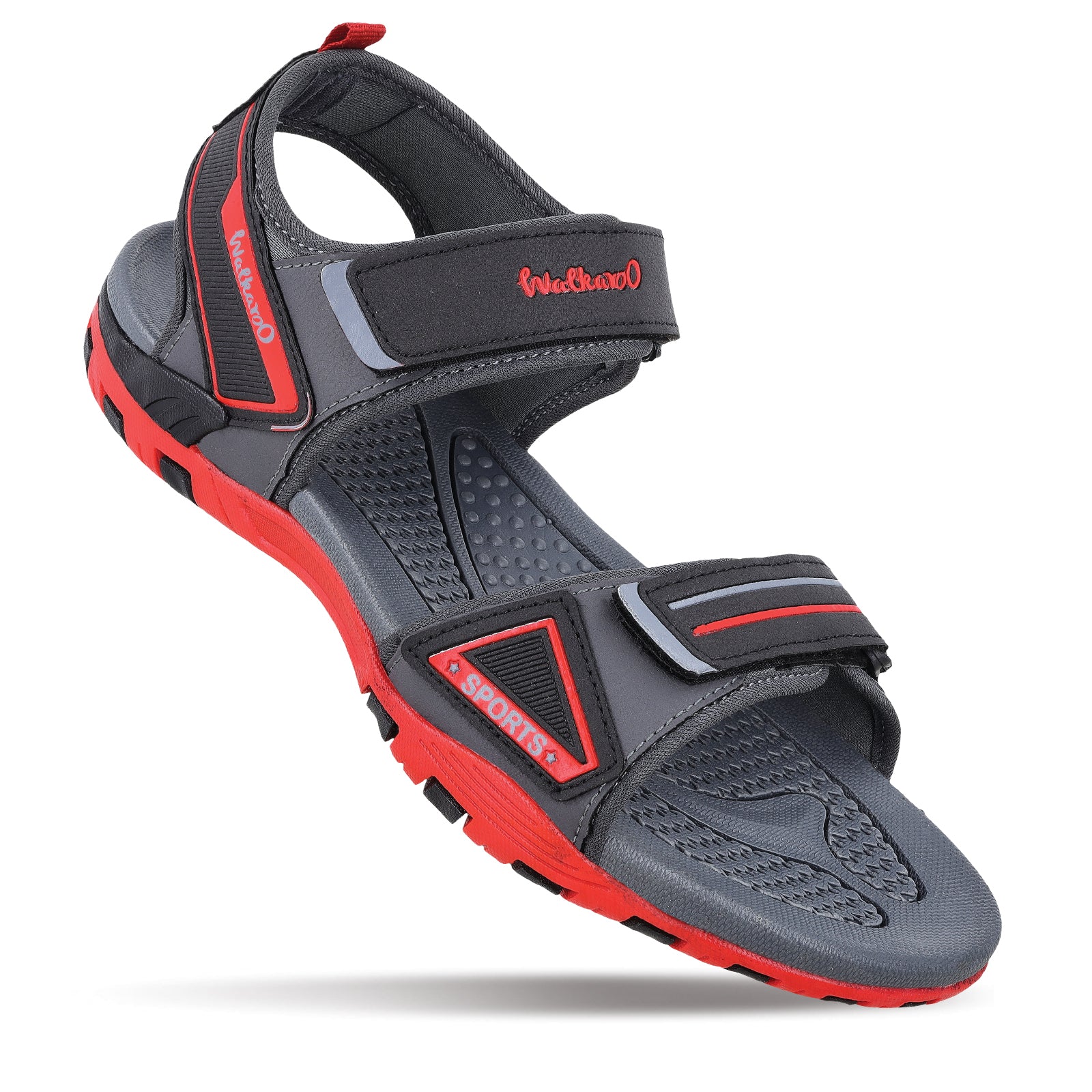 Men's Sports Sandals - WC4482 Grey Red