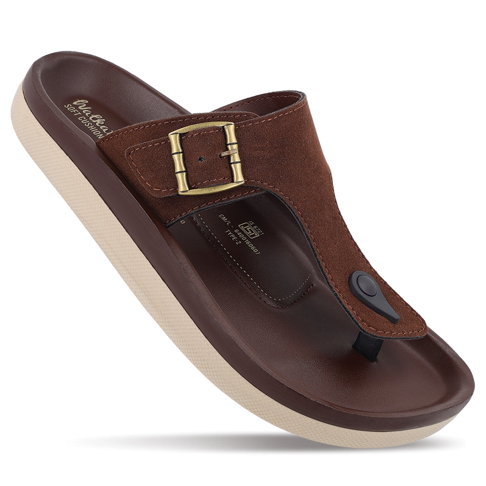 Men's Daily Wear Sandals - WGP53510 Brown