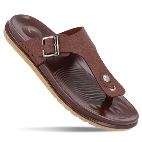 Shop Men's Bounceez Water Resistant Sandals WGP53088 Brown