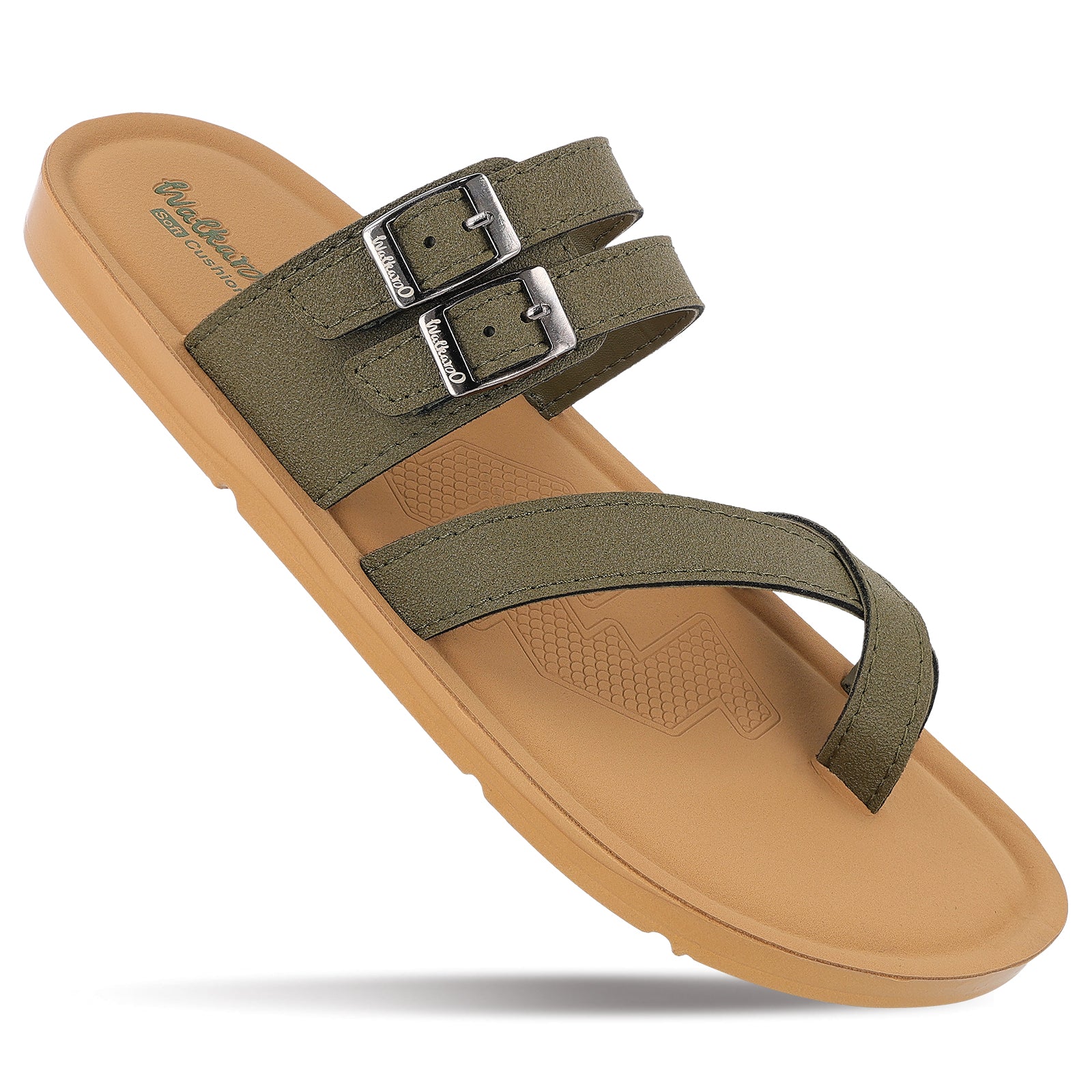Men's Daily Wear Sandals - WGR53010 Metalic Green