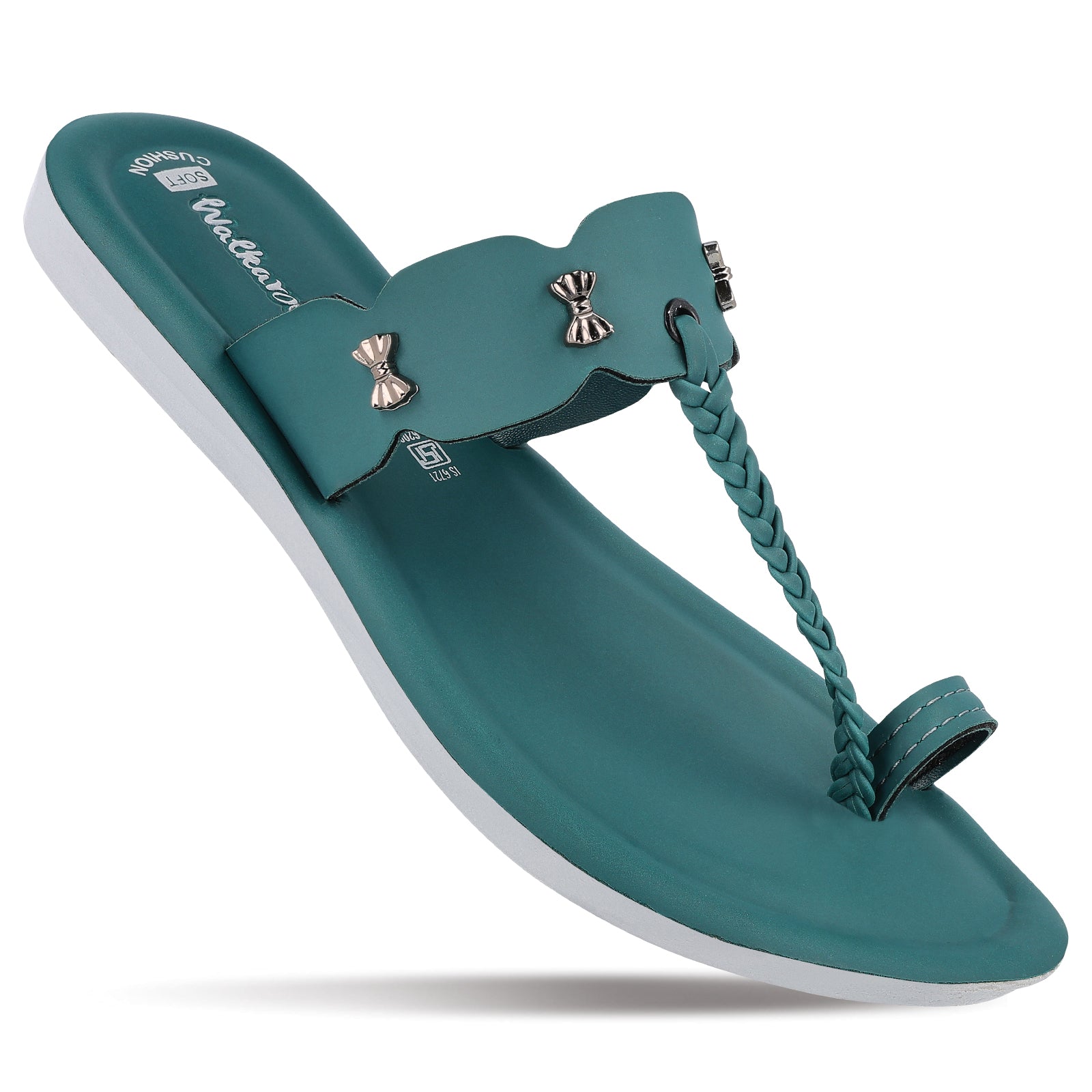 Women's Daily Wear Sandals  - WLR75701 Green