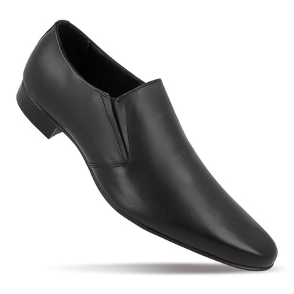 Men's Leather formals Shoes - WF6052 Black