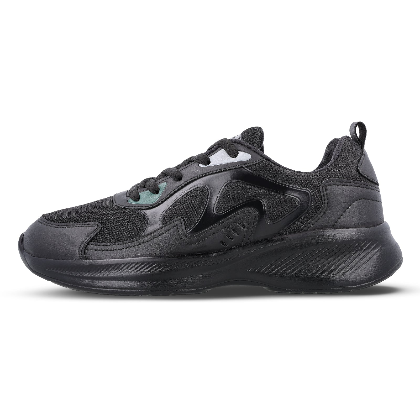 Men's Lace-up Sports Shoes - WS3099 Black