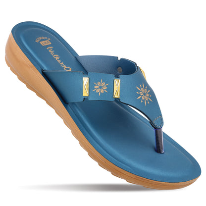Women's Daily Wear Sandals  - WL7212 Peacock Blue