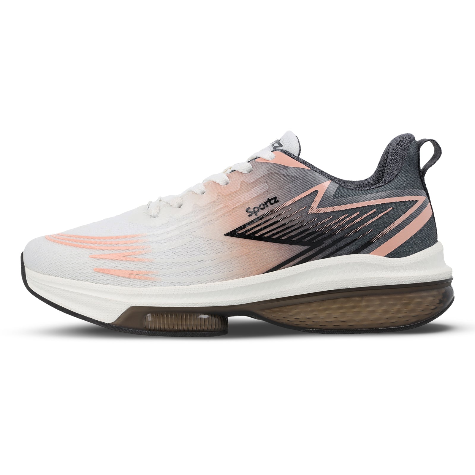 RULER Men's Lace-up Sports Shoes - WS9157 Black Orange