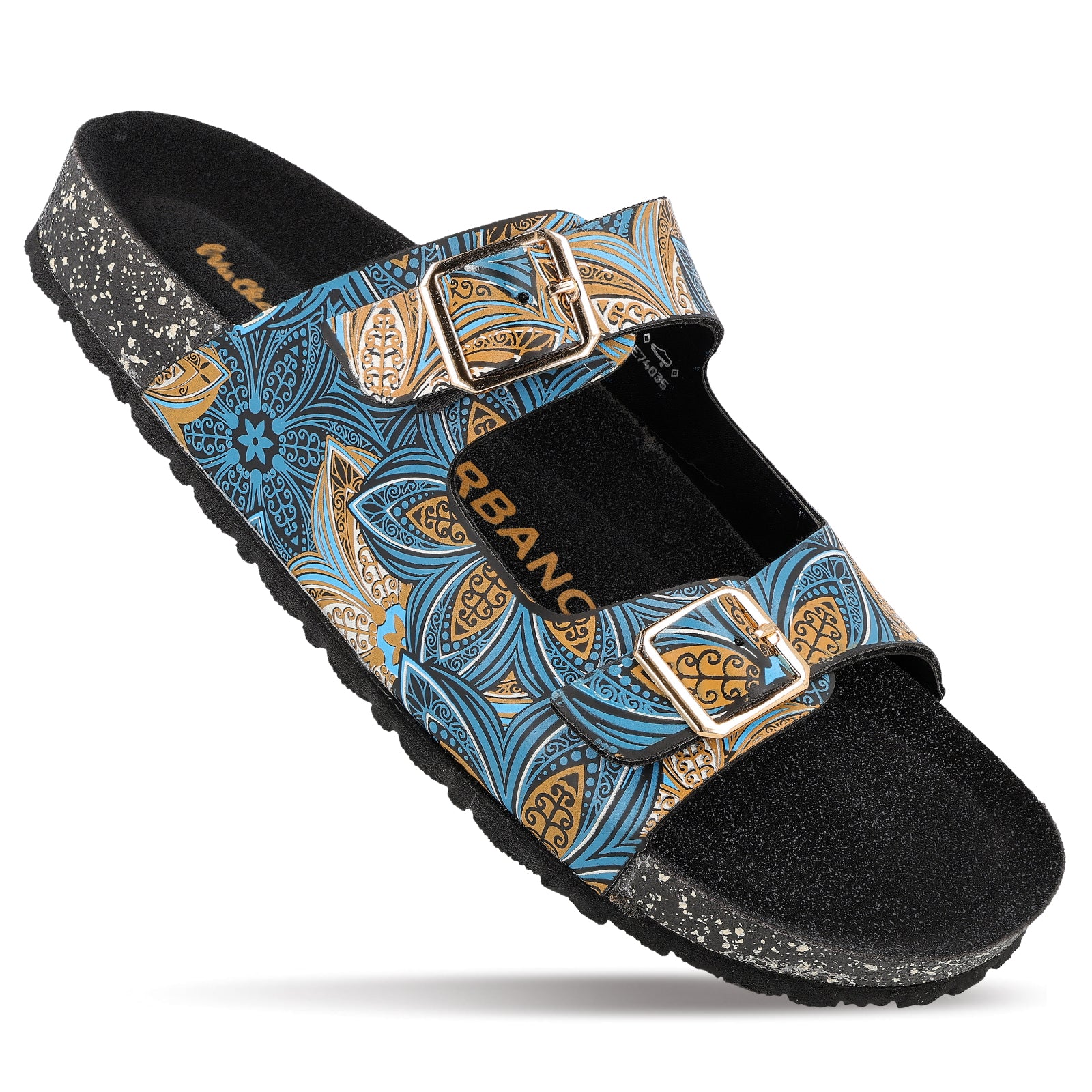 Buy URBANOZ Women's Comfort Sandals - WLE74035 Black Online