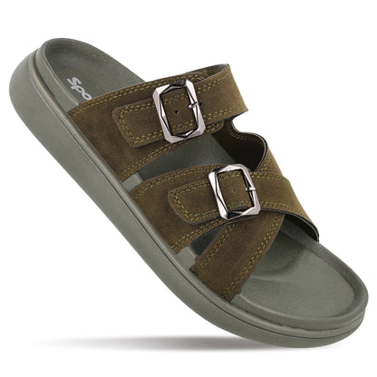Men's Daily Wear Comfort Sandals - SGE28005 Olive